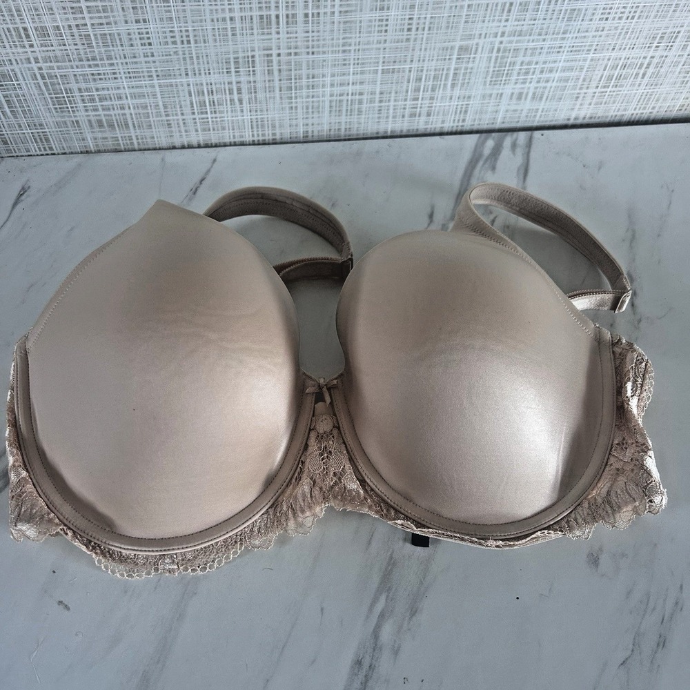 Talbots Bra 36DDD Plus Nude Lace 3 Hooks Adjustable Straps Underwire New CCC